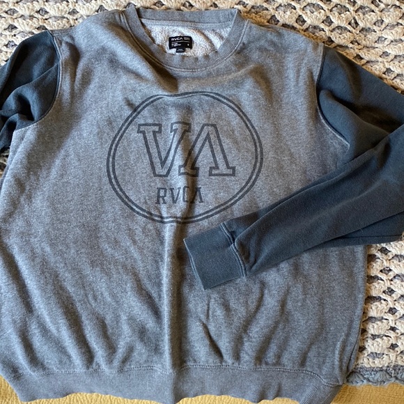 RVCA | Shirts | Rvca Mens Small Crew Neck Sweatshirt | Poshmark